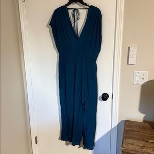 Elegant Teal Maxi Dress